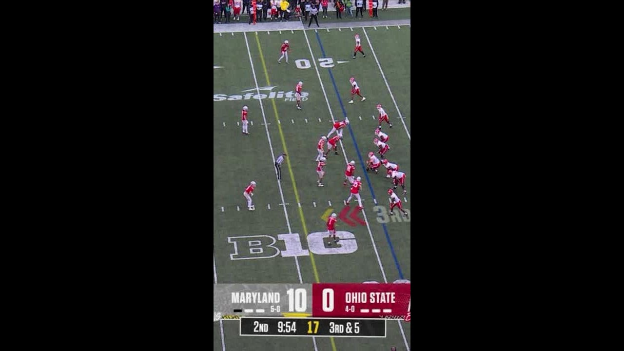 Josh Proctor Pick-6 vs. Maryland | Ohio State Football