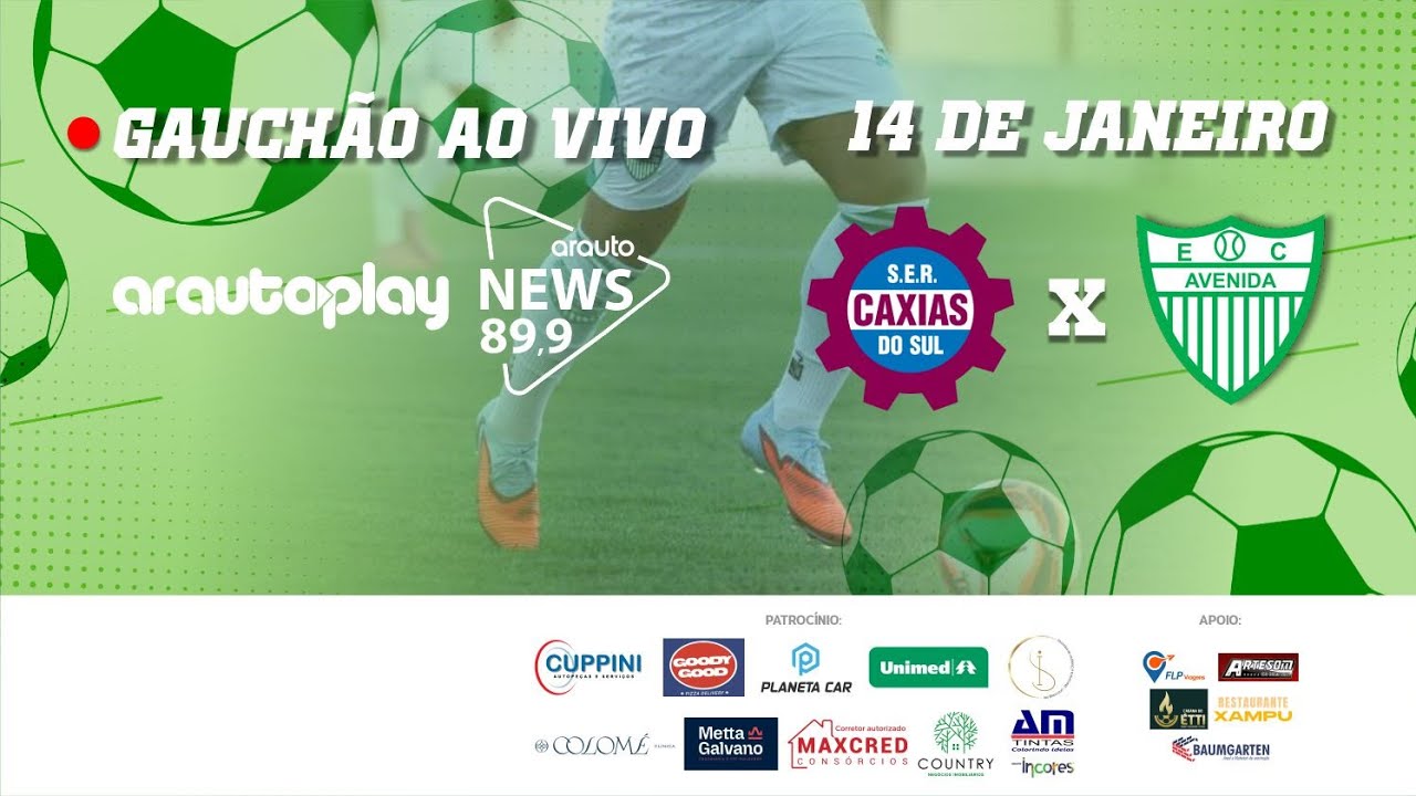 AO VIVO: Caxias x Avenida - Gauchão 2026