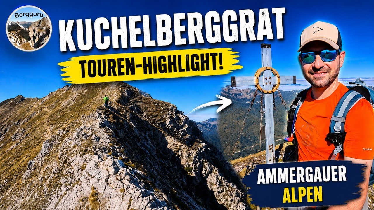Kuchelberggrat &uuml;ber Kuchelbergspitze und Kuchelbergkopf // Gratwanderung in den Ammergauer Alpen