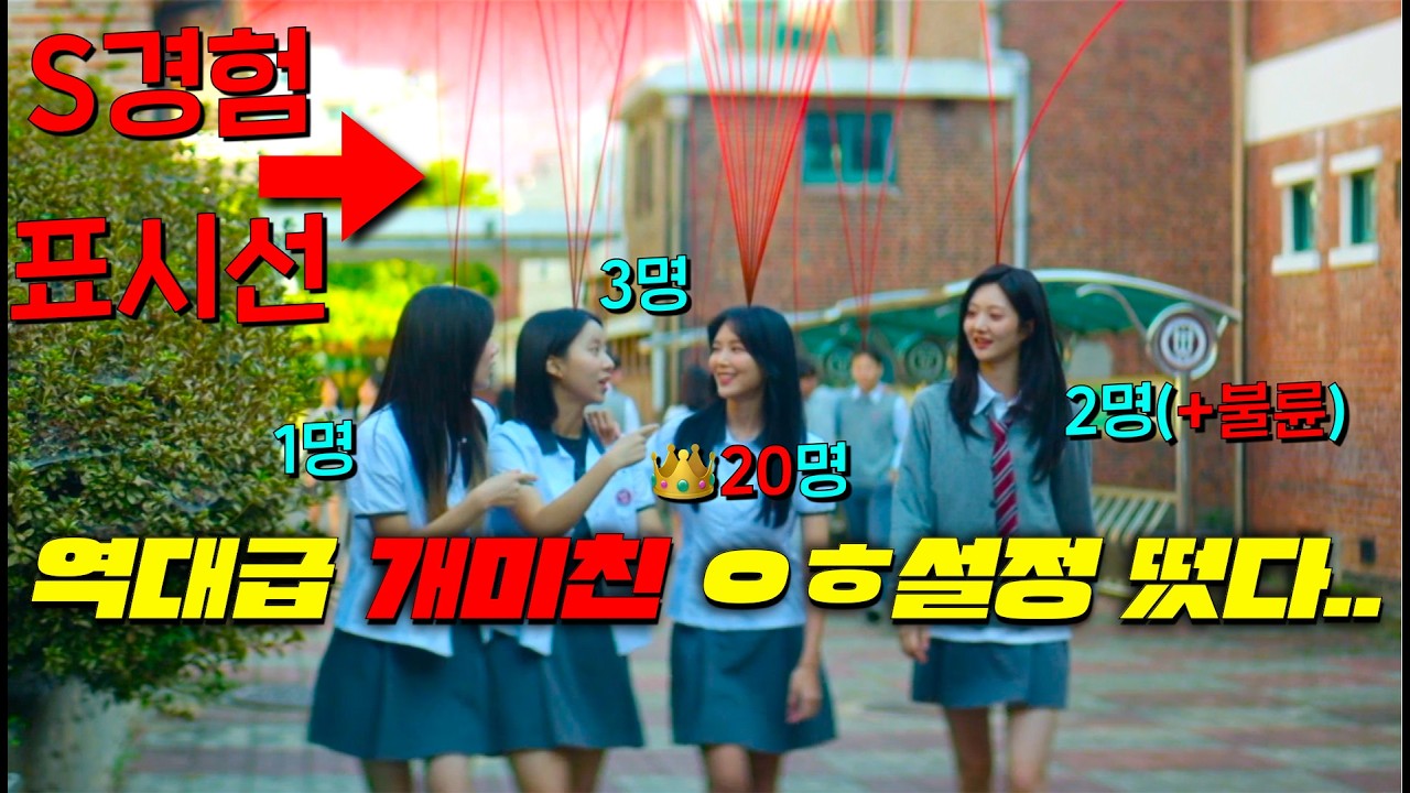 아니 미친! 누구랑 S관계 했는지 머리 위에 붉은 실로 보이는 세상이 왔다고?! 압도적29금소재의 웹툰 실사화떴다🔥살인자ㅇ난감 작가 작품+칸시리즈 단언컨데 올해 최고작은 [S라인]