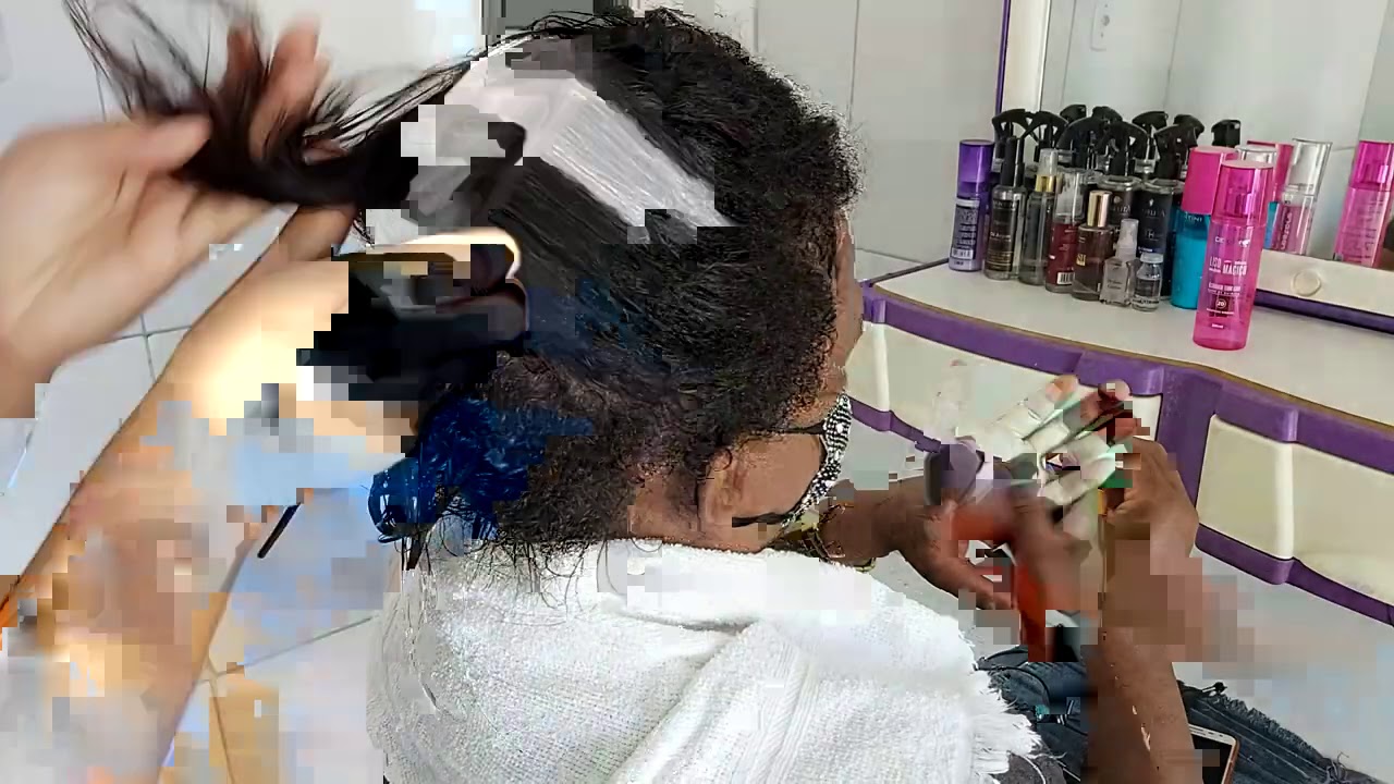 TRATAMENTO PÓS CORTE QUÍMICO - CAUTERIZAÇÃO EM UM CABELO CRESPO -
