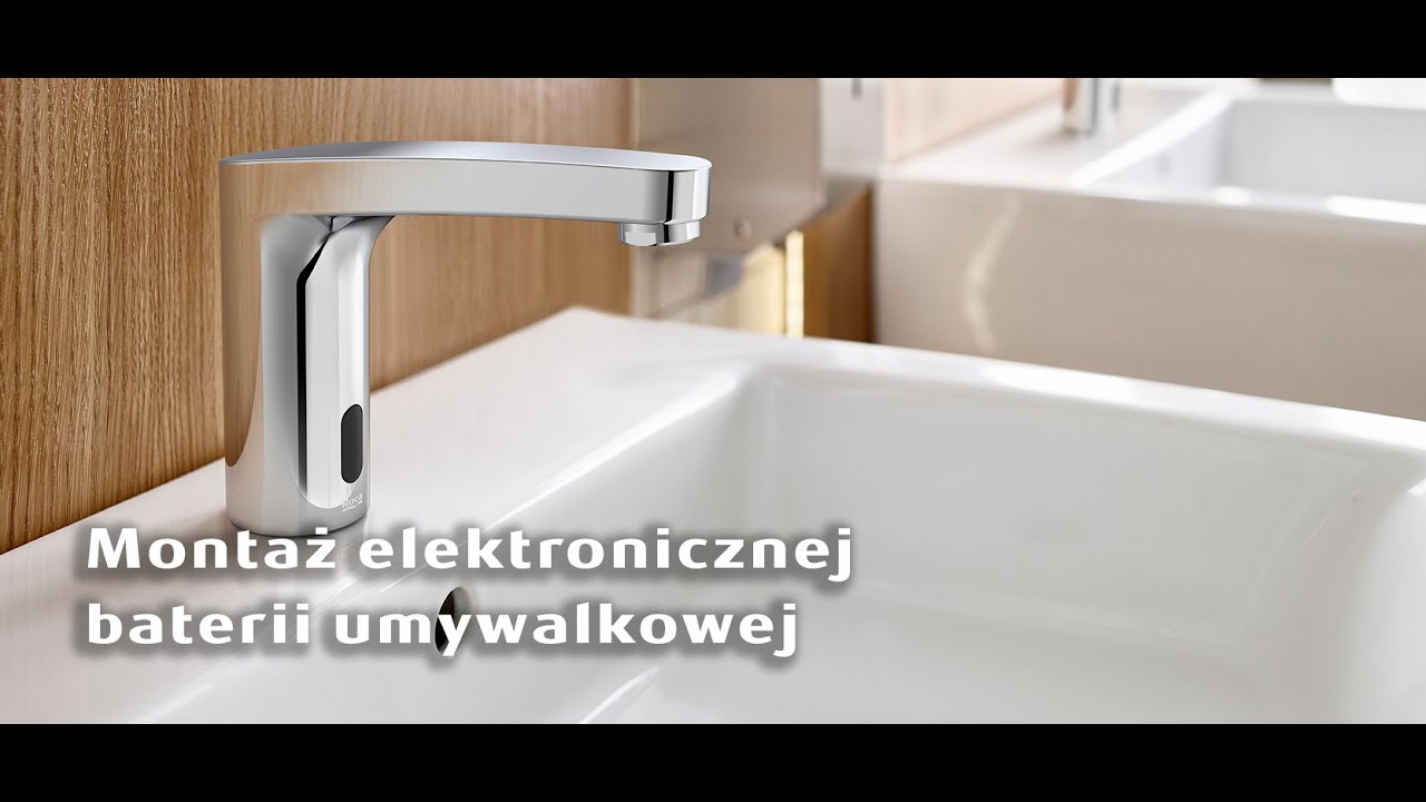 Montaż elektronicznej baterii umywalkowej krok po kroku | Instrukcja Roca