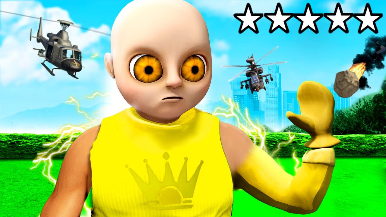 GTA 5 - FRANKLIN verwandelt sich zum BABY in YELLOW!👶😈