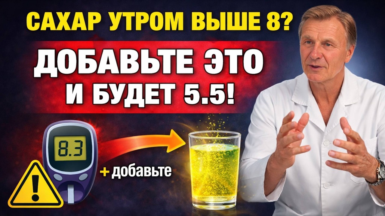 Утренний сахар выше 5? Делайте это 7 дней