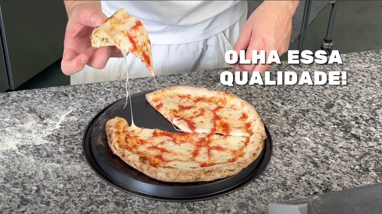 Curso completo de pizza italiana grátis  - Como fazer uma pizza de curta fermentação em casa