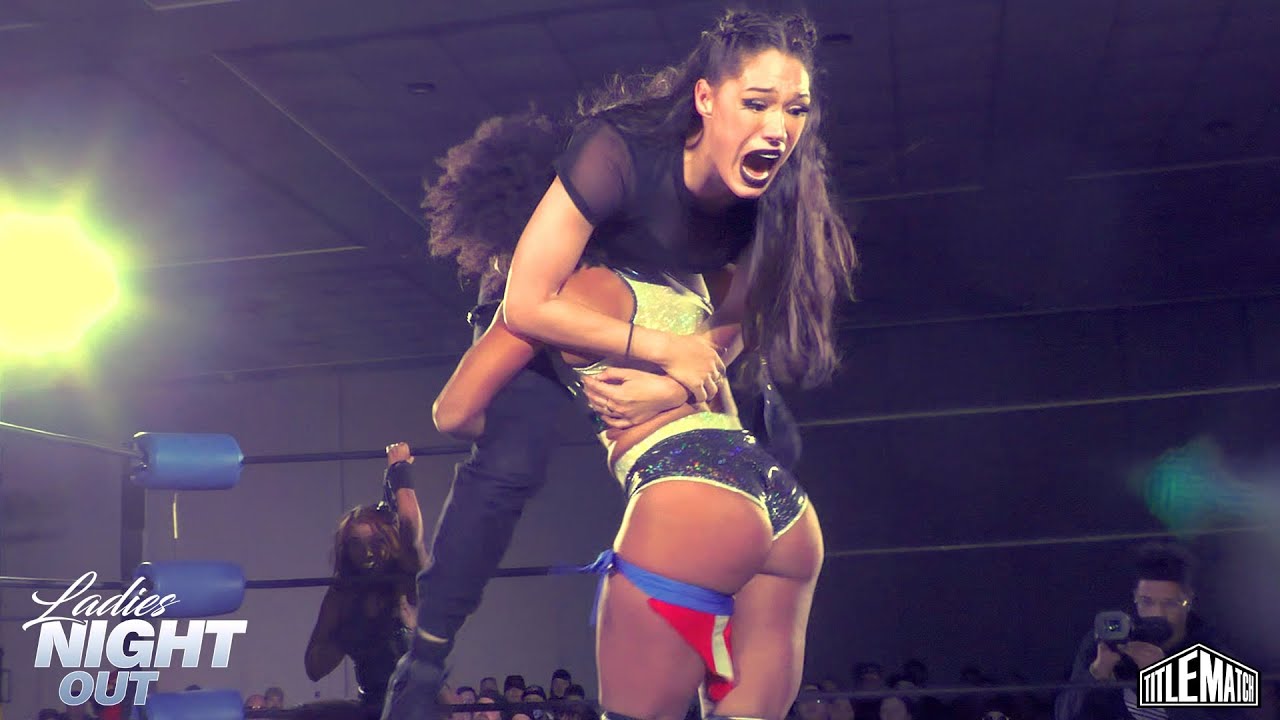 La Rosa Negra & Sahara Seven vs Renegade Twins - Ladies Night Out   (Women's Wrestling)
