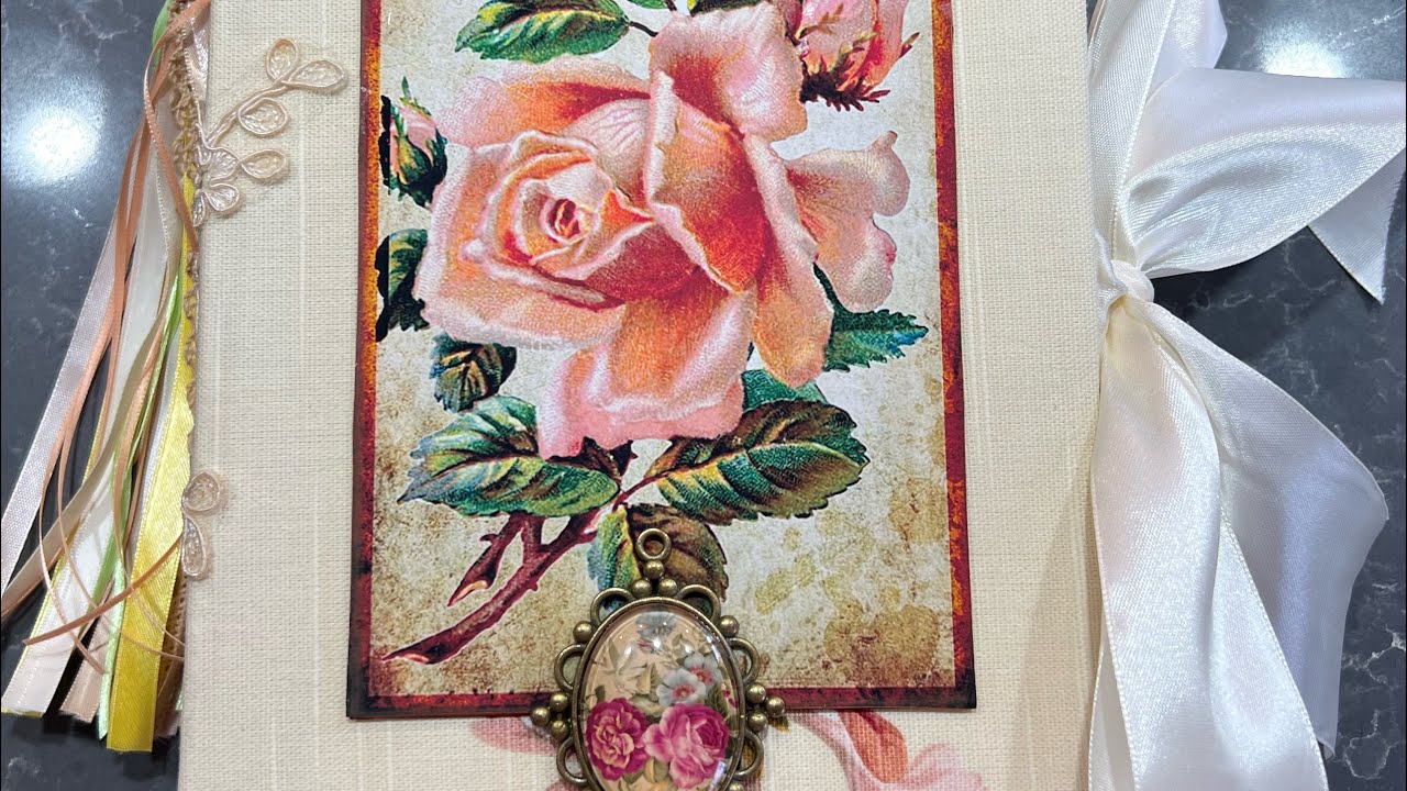 Apricot roses Keepsake Journal