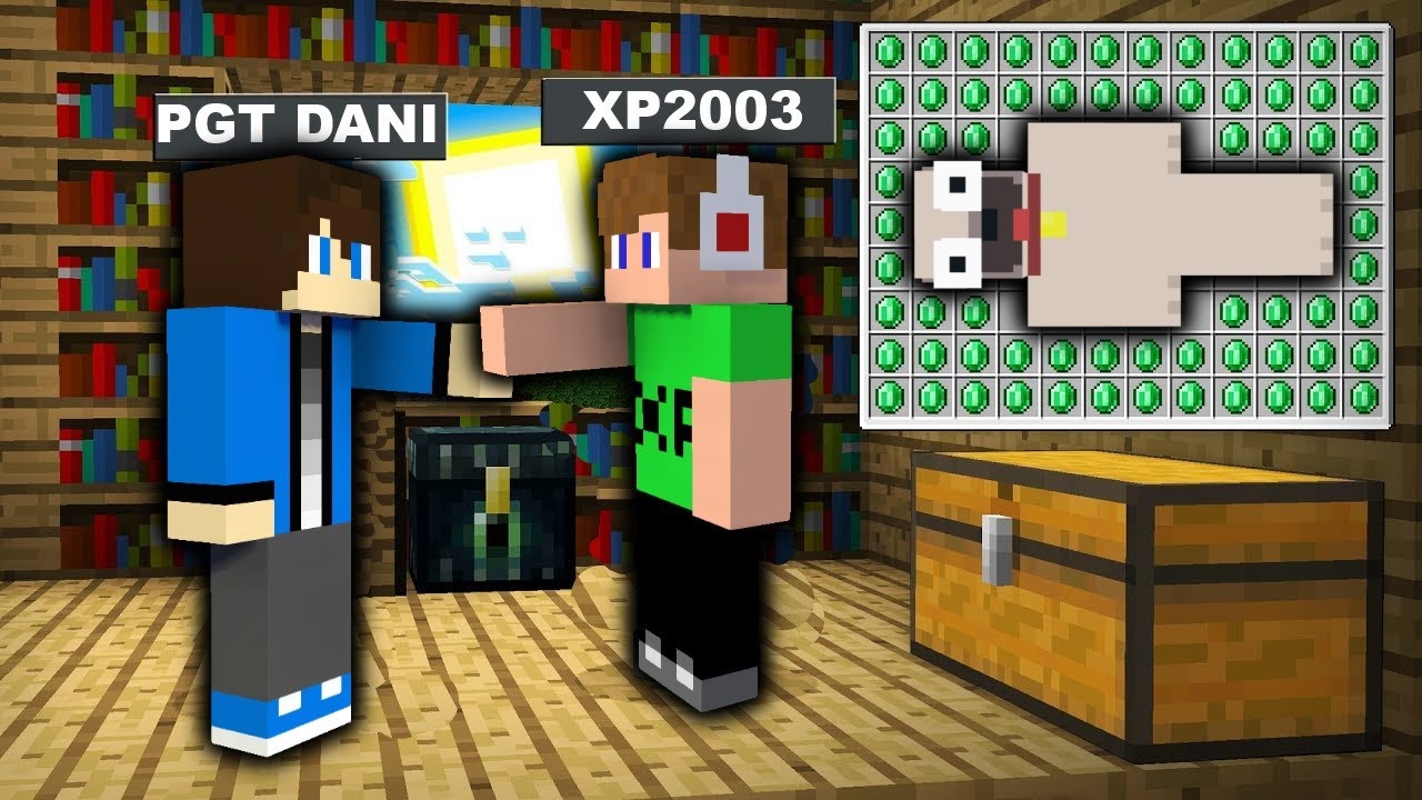 TITOKBAN SZIVATTAM XP-T ÉS DANIT A MINECRAFTBAN!