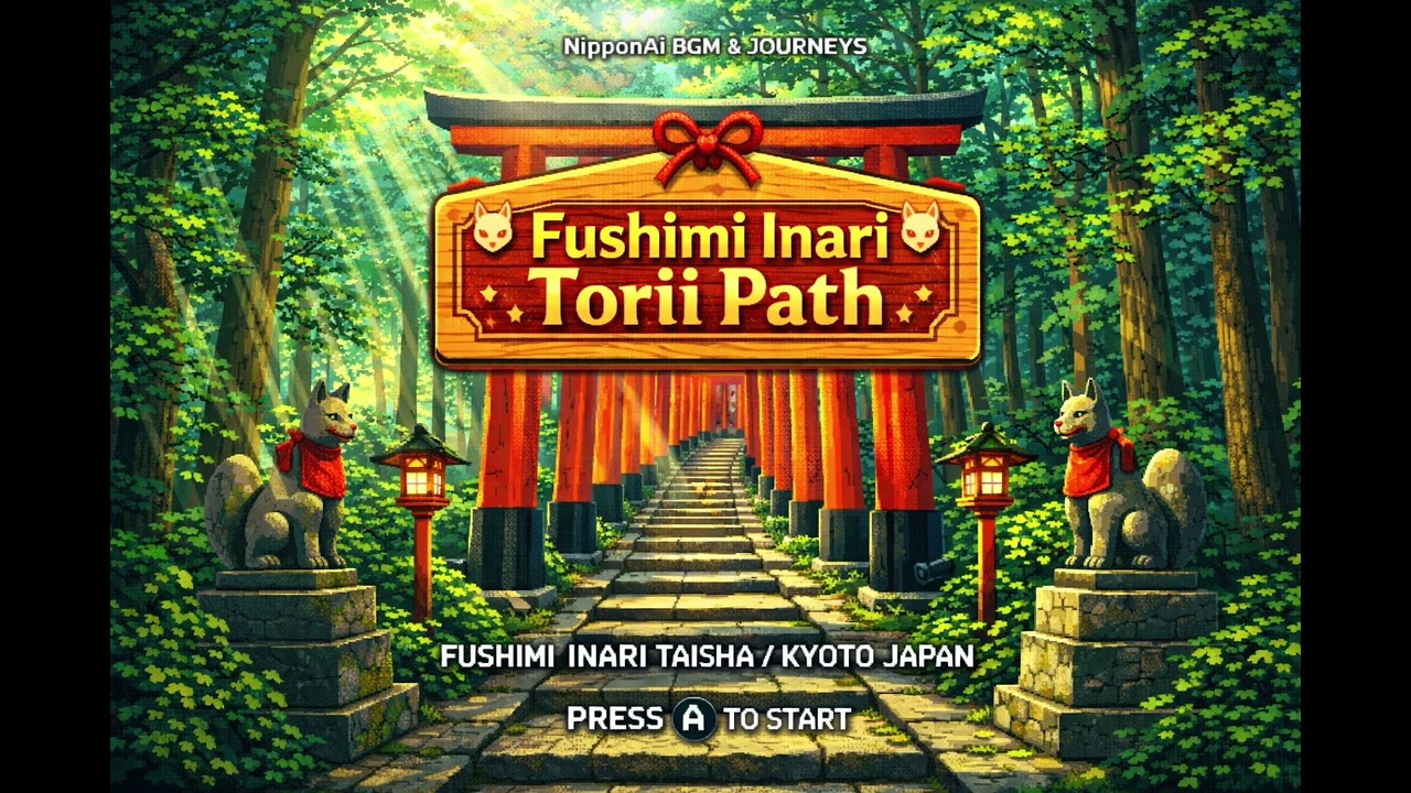 【伏見稲荷レトロゲーム音楽】Fushimi Inari Torii Path