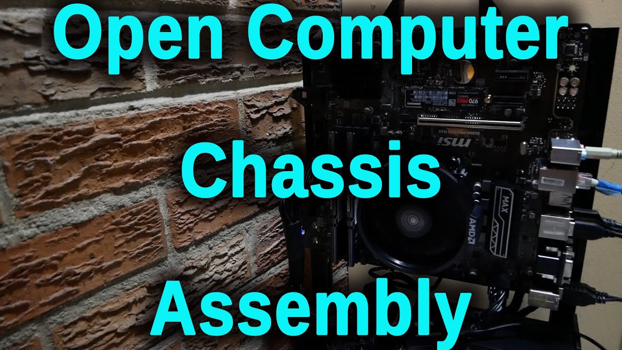 Affordable MATX Vertical Open Chassis DIY Computer Test Bench Complete Assembly Guide