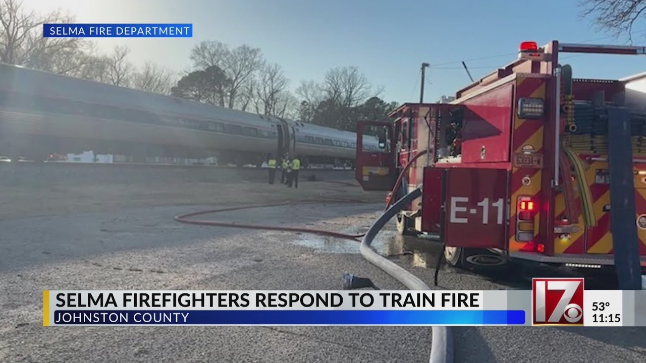 Selma firefighters put out fire on passenger train