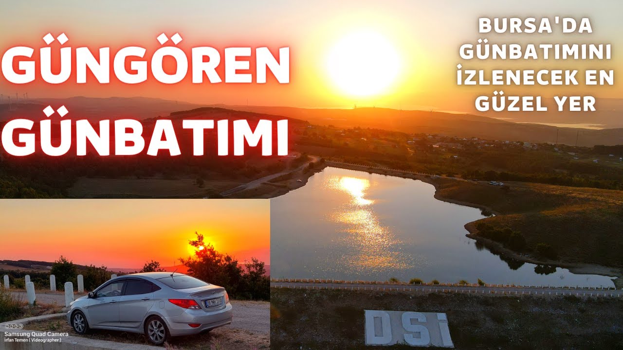 Güngören / Bursa'da Günbatımını en iyi izleyebileceğiniz Yer #günbatımı #bursagezilecekyerler