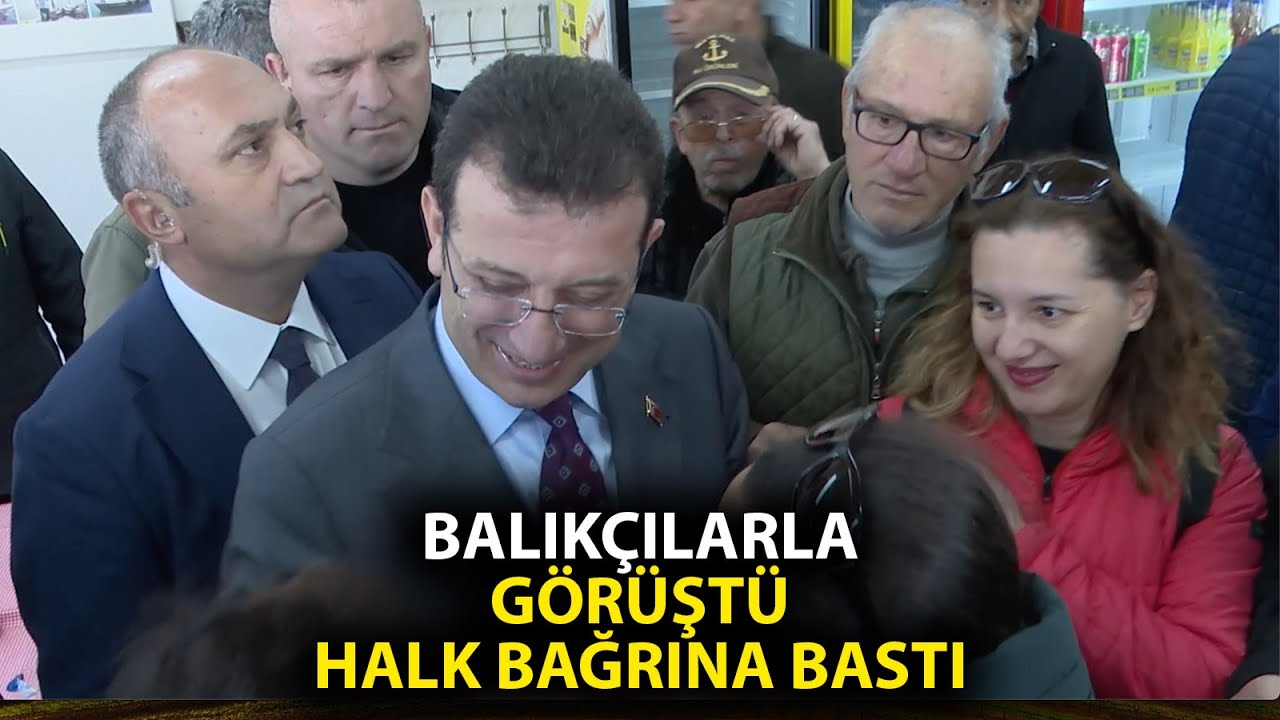 Ekrem İmamoğlu, Şile'deki balıkçılarla dertleşti! Halk İmamoğlu'nu bağrına bastı
