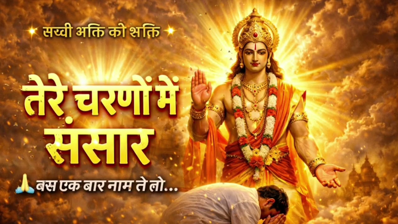 तेरे चरणों में संसार | दिल को छू लेने वाला भक्ति गीत | Powerful Devotional Song 2026