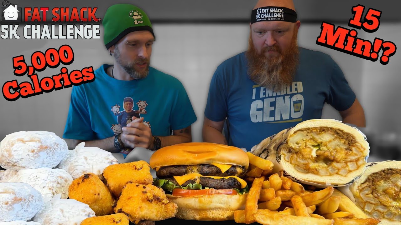 Episode 296: Fat Shack 5K Challenge | 5,000+ Calories in 15!?