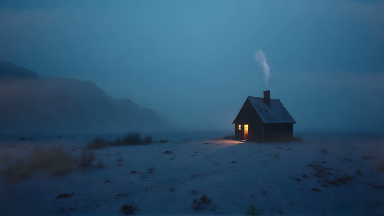 Lost Cabin in the Frozen Wilderness 🌌 A Deep, Atmospheric Visual Journey