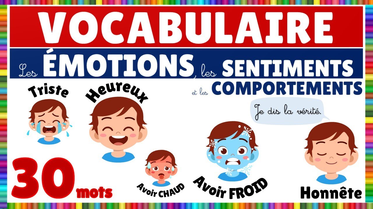 Vocabulaire : les émotions || Français