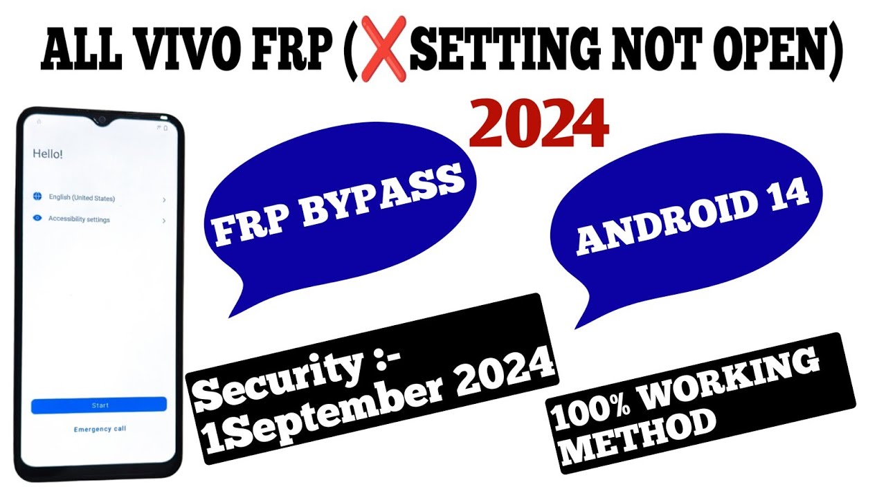 All Vivo Frp Bypass Android 14 Setting Not Open || Vivo Android 14 Frp Bypass Setting Not Working