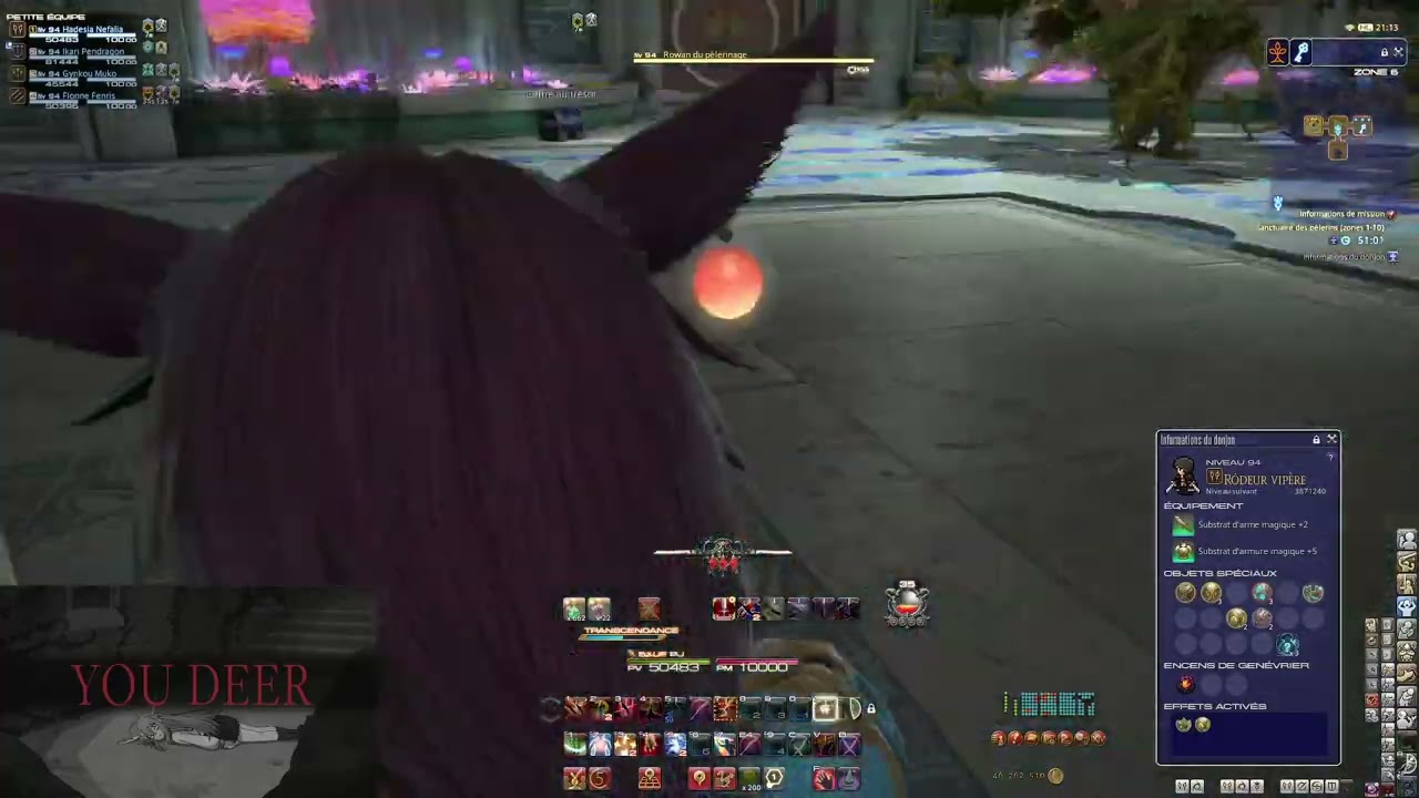 [Final Fantasy XIV] Découverte Nouveau Deep Dungeon en blind chill 1-60