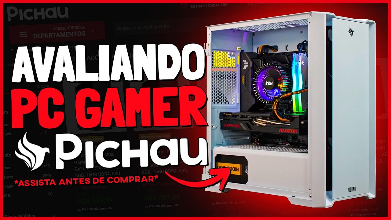 AVALIANDO PC GAMER DA PICHAU, É CONFIÁVEL? *assista antes de comprar*
