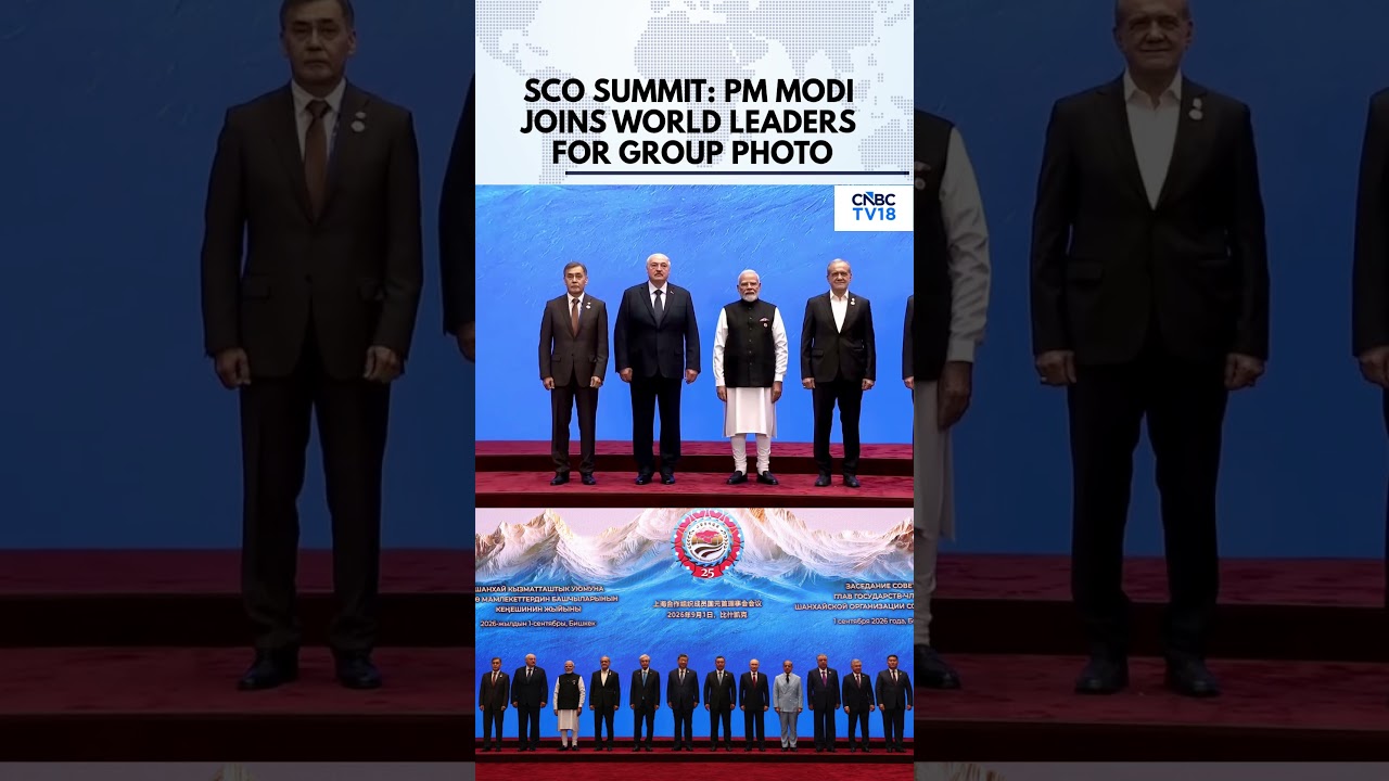 PM Modi Poses With SCO Leaders At 26th Summit In Bishkek | PM Modi With Putin & Xi | N18G
