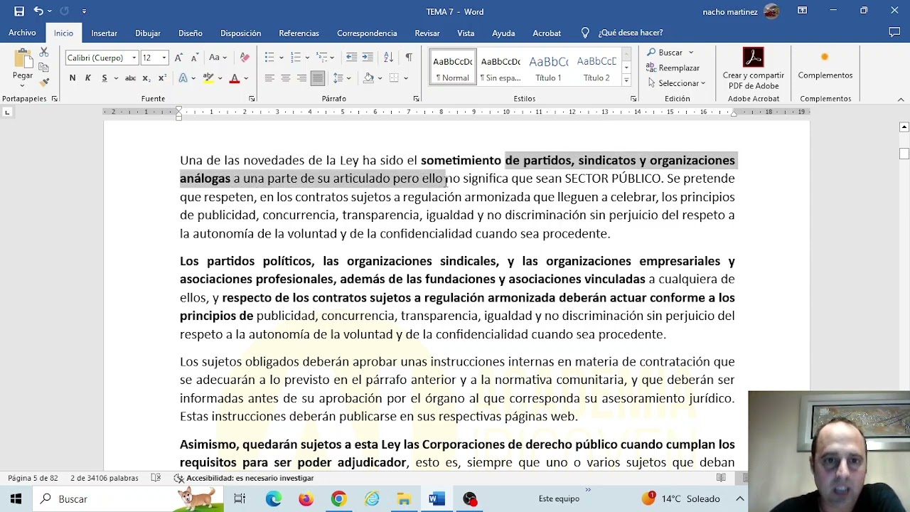 Los Contratos del Sector Público Parte I  Oposiciones Junta de Castilla y León
