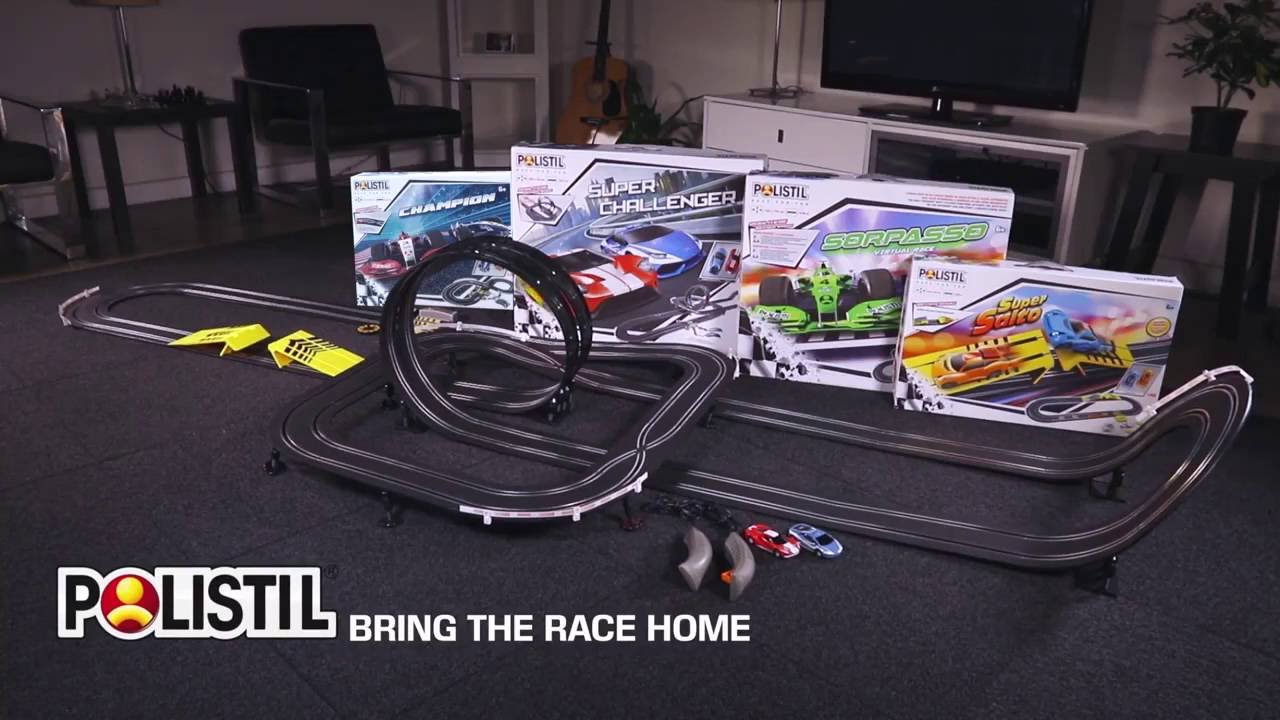 Slot car track by Polistil Commercial (Filmed at ZAW STUDIOS)