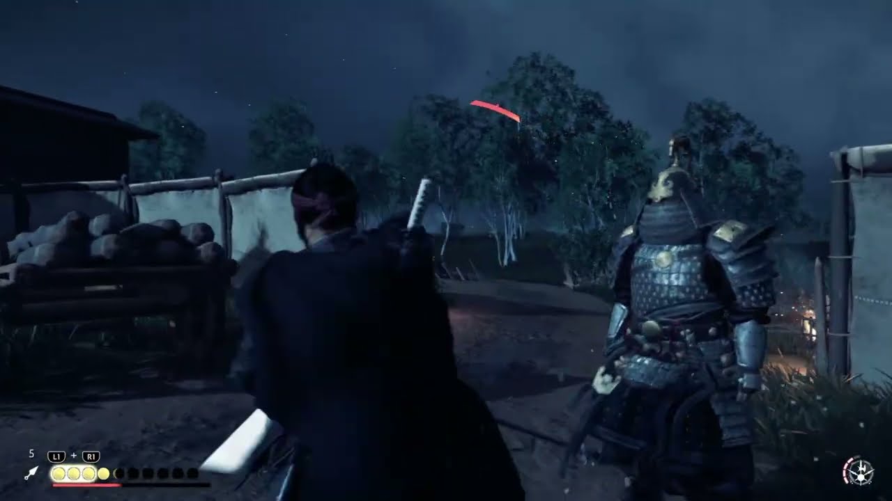Ghost of Tsushima I am try liberate fort imai paused win games session