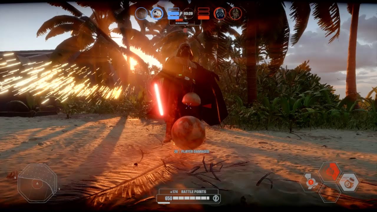 Battlefront 2 | BB-8 Vs Vader | Hero Showdown