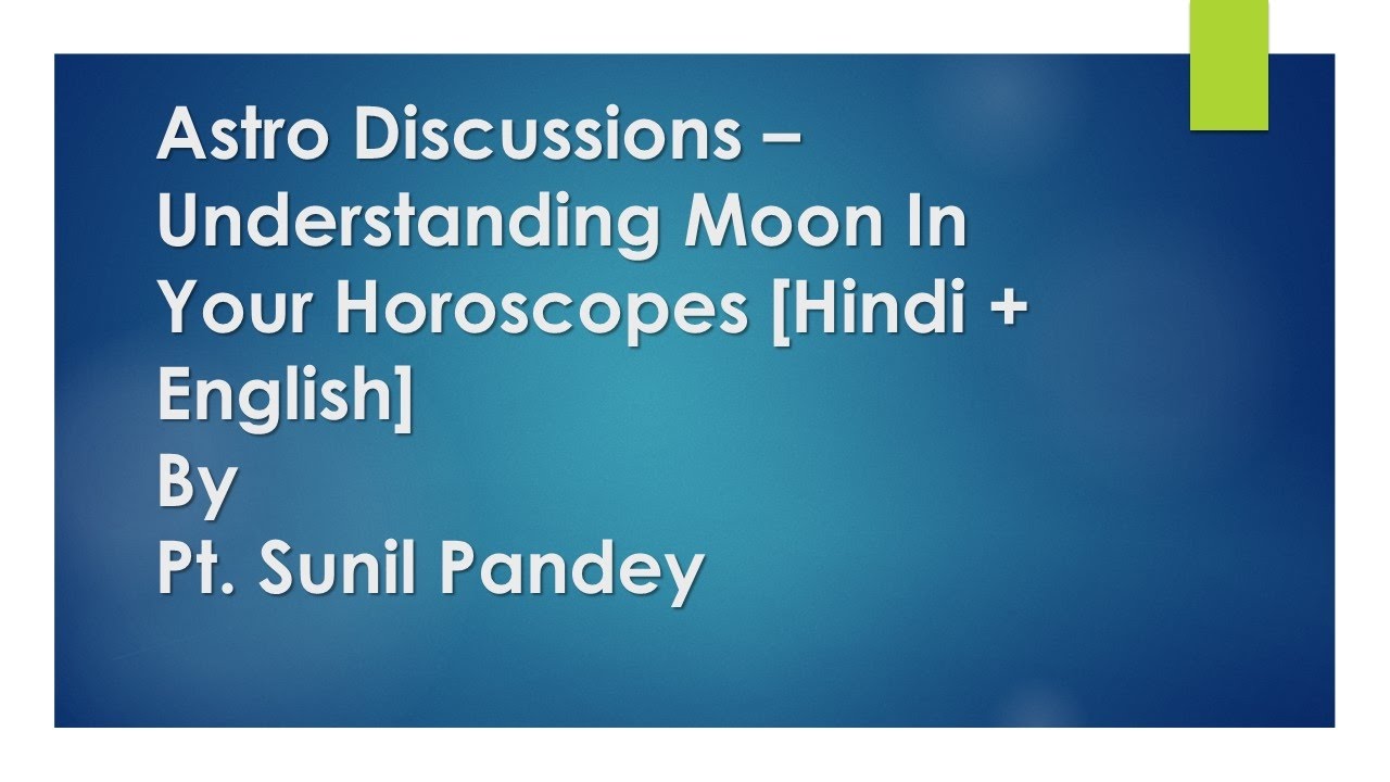 Astro Discussions &ndash; Understanding Moon In Your Horoscopes (with ENG Subtitles)