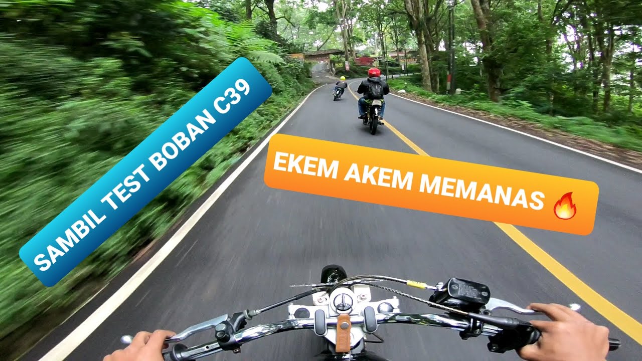 RIDING SANTAI SAMBIL TEST KNALPOT RX KING BOBAN C39