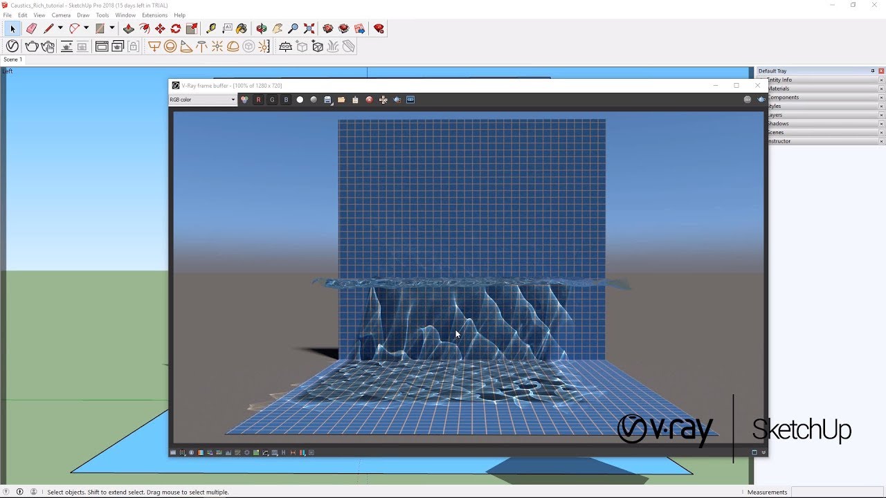 Cáusticas en V-Ray para SketchUp
