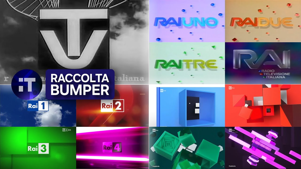 Rai - Raccolta bumper e sigle (1954-2024)
