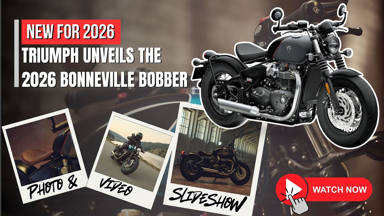 2026 Triumph Bonneville Bobber First Look!