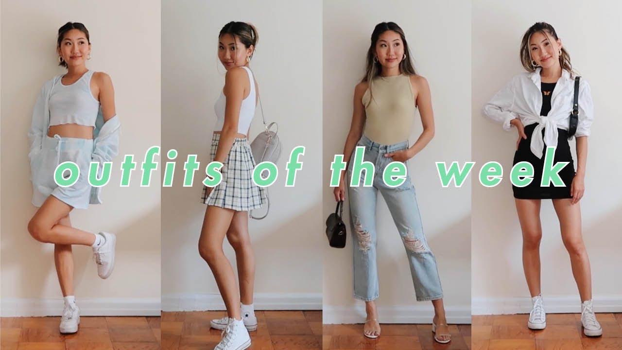 SUMMER OUTFITS OF THE WEEK 🍓 | comfy & casual looks