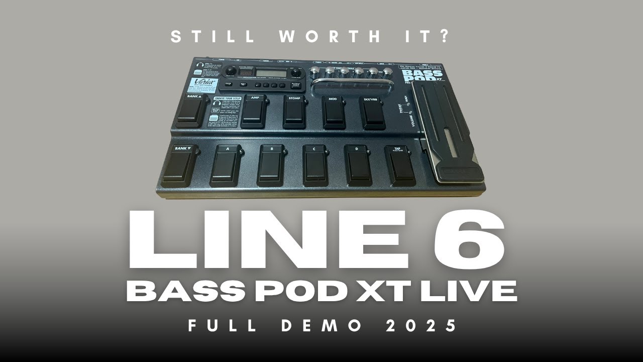 Still Worth It? Line 6 Bass Pod XT Live Full Demo 2025