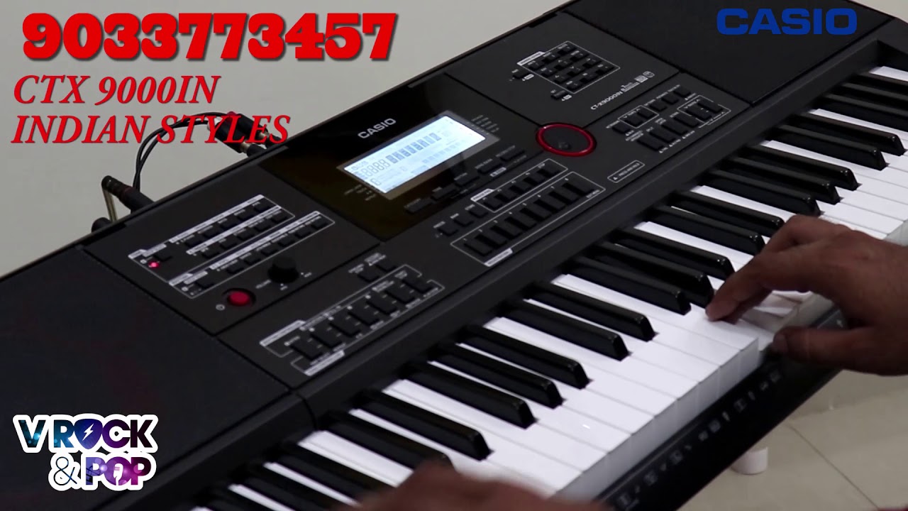 CASIO CTX 9000IN INDIAN STYLES (RHYTHMS)