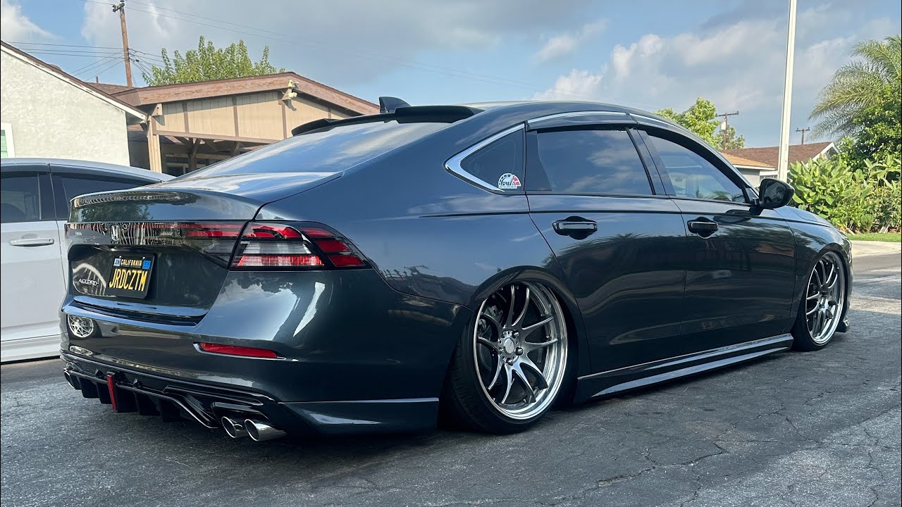 2023+ accord новый обвес GF диффузор установка мод #2023hondaaccord #hondaaccord #accord #mods