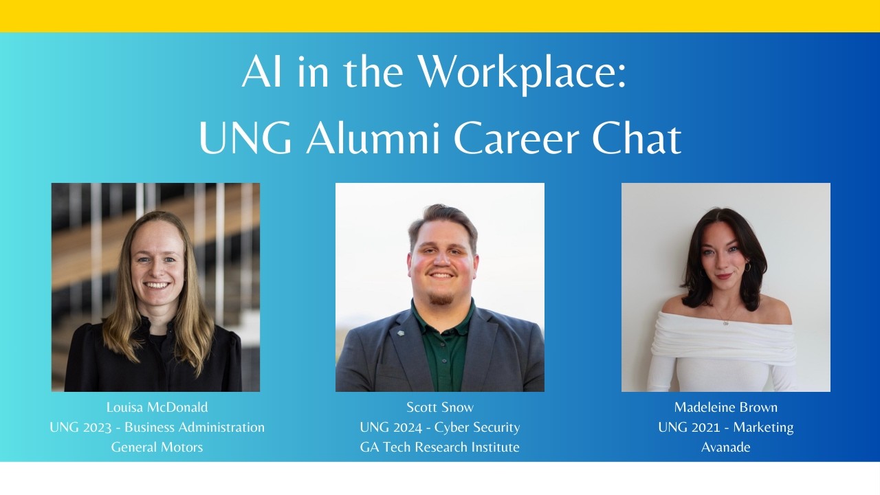 AI in the Workplace   UNG Alumni Career Chat