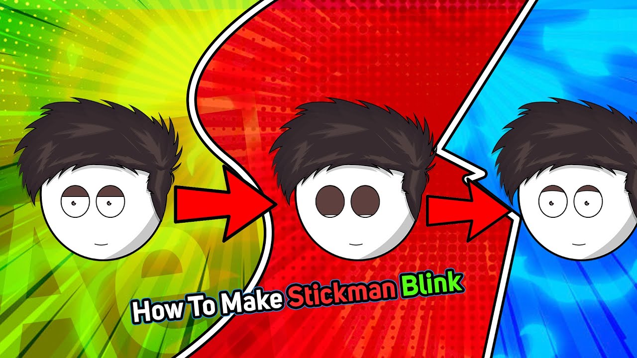 How To Make Stickman Blink Animation In After Effects