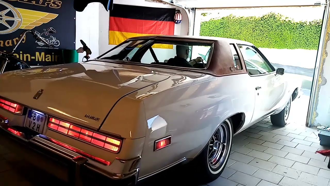 1975 Buick Regal Coupe 350-4 V8, Cold Start, Idle, Leave + Return