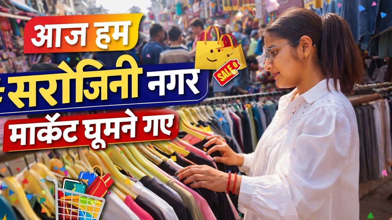 आज हम सरोजिनी नगर मार्केट घूमने गए 🛍️🛍️#vlogger #dailyvlog #sarojininagar #shoppingvlog #vlog #life 