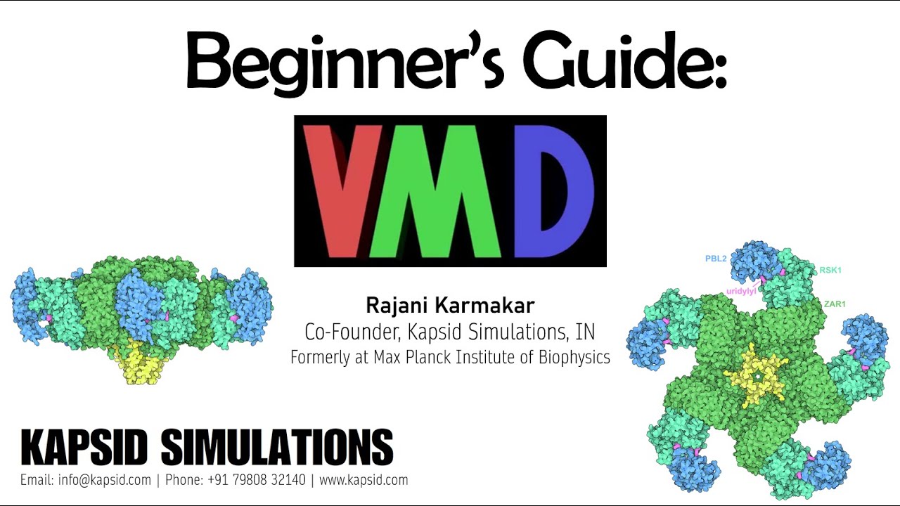VMD Tutorial | Beginner's Guide | Part 1 | Kapsid Simulations