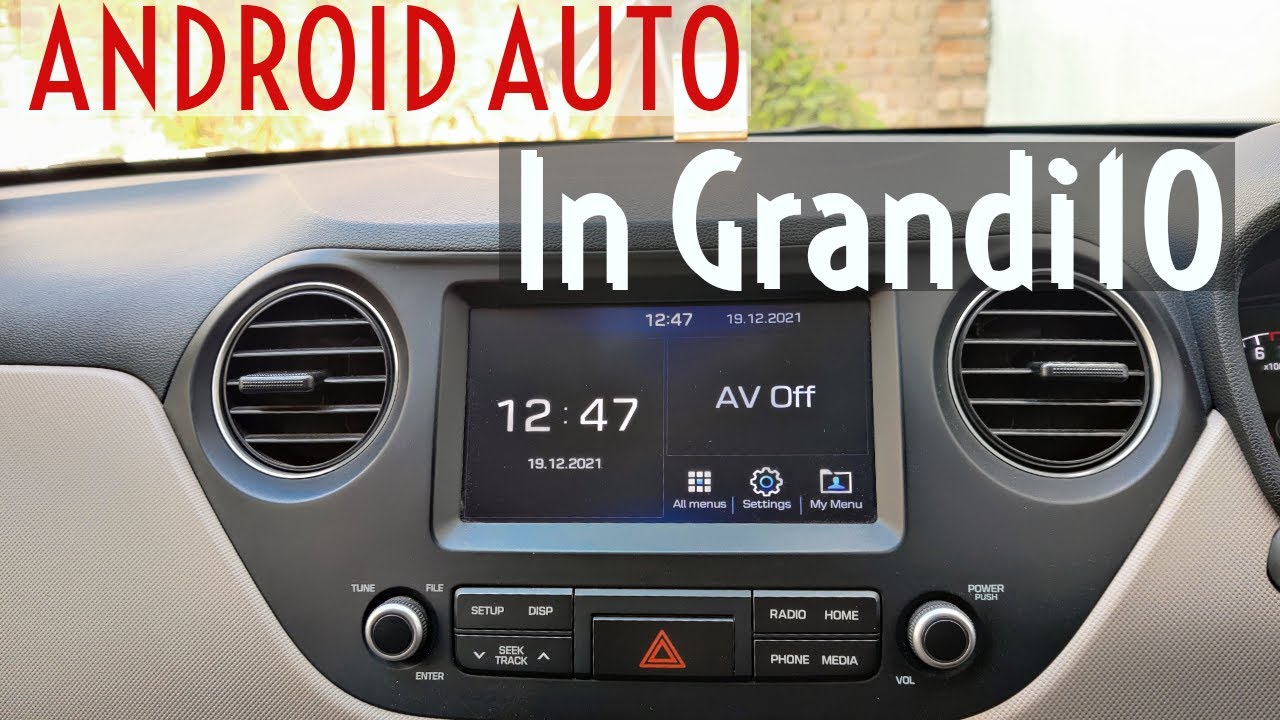 How to use Android Auto in your Car 🚗🚗  - Demo  #grandi10 #tksvlogs #hyundaiindia