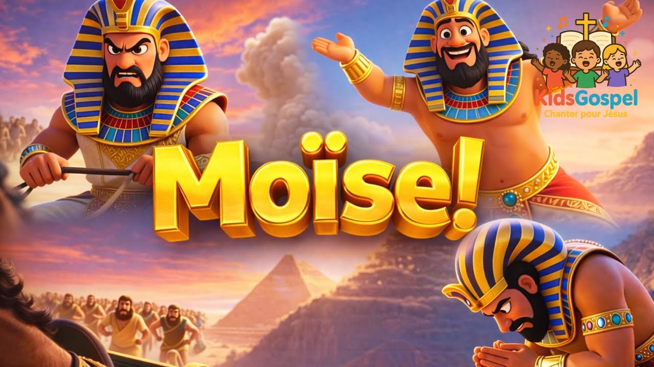 chant pour enfant Moïse et la Mer Rouge 🌊 – Gospel