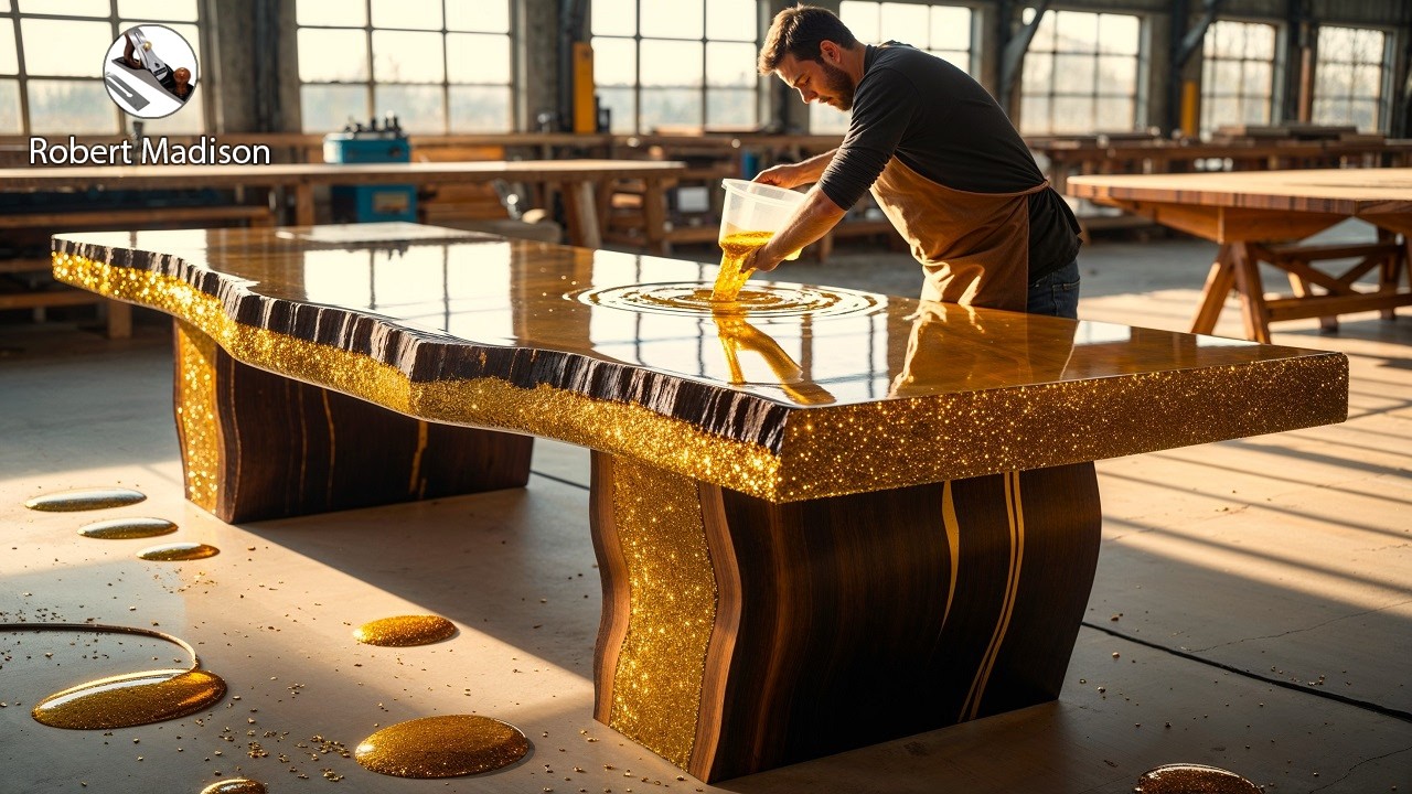 How I Create The Most Luxurious Epoxy Tables!!! - From $0 to Six Figures...