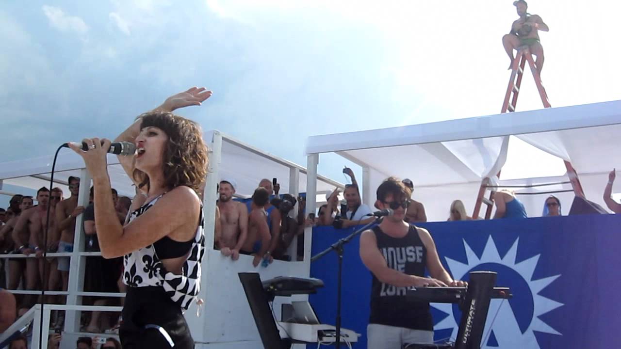 Dragonette performing at Ascension Beach Party on Fire Island