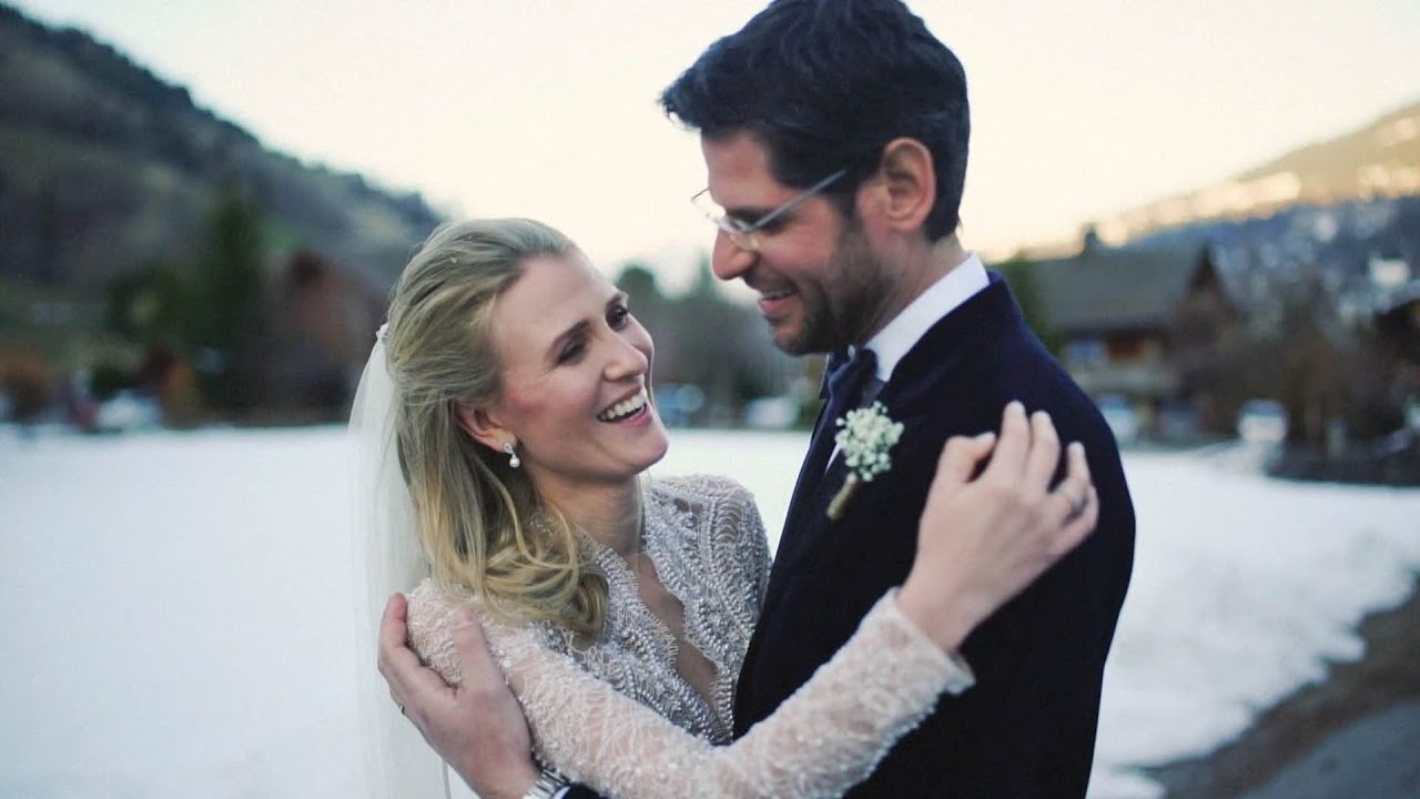 Elegant Winter Wedding Video Megeve French Alps