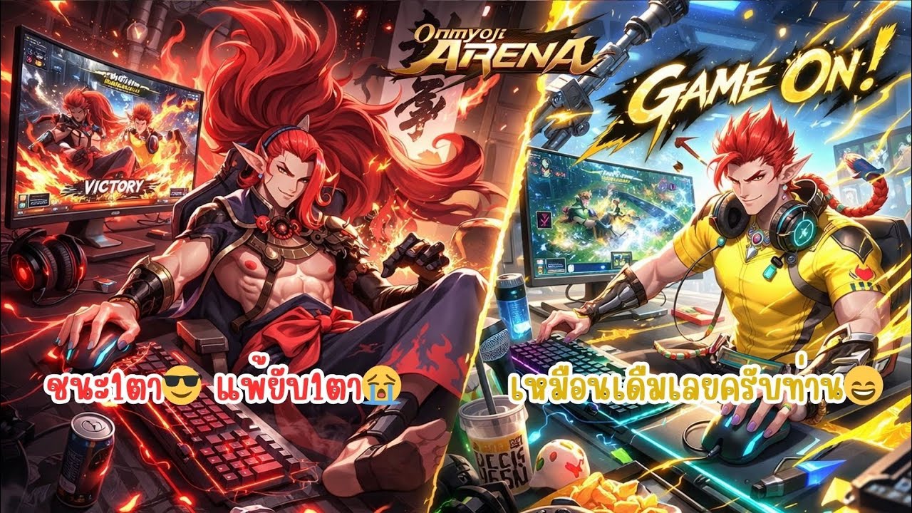 ชนะ1ตา😎 แพ้ยับ1ตา😭อีกแล้ว  Onmyoji Arena {รายการใหม่} ❤️‍🔥มั่วไปด้วยกัน❤️‍🔥
