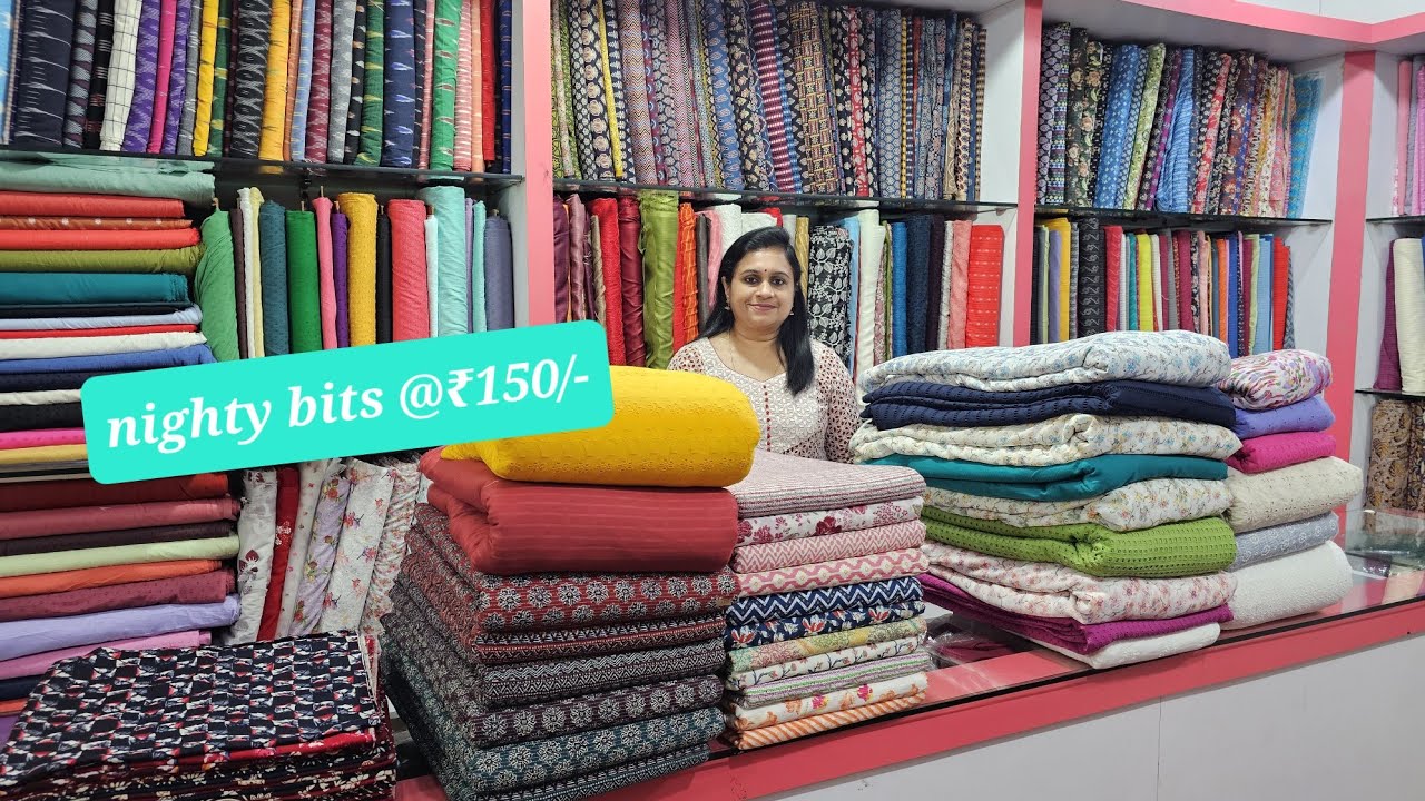 Variety running materials 🌹in mix'n match concept 🌹Hakoba 🌹Georgette 🌹Cambric 🌹Kantha 🌹No-494🌹